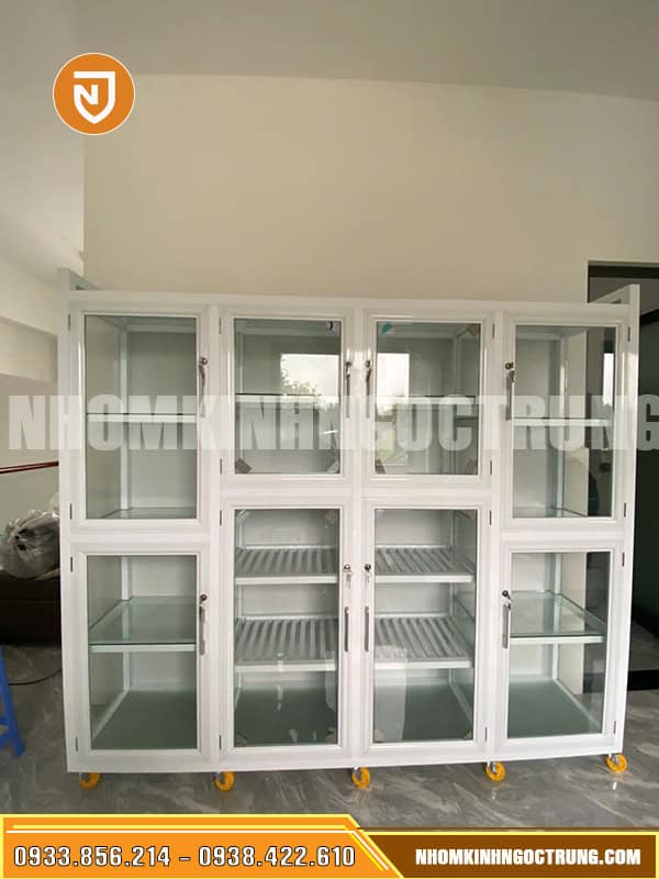 Tủ chén cây vuông lớn ngang 2m - cao 1.8m